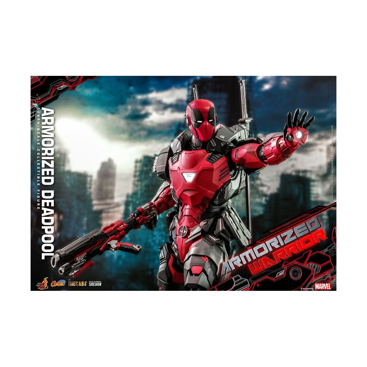 Hot Toys Marvel Armorized Warrior - Armorized Deadpool 1/6 