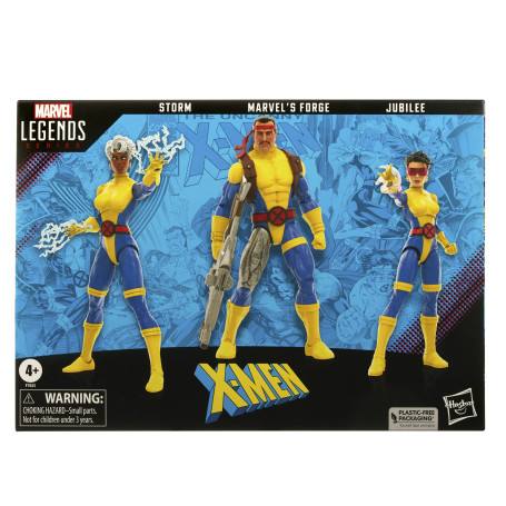 Marvel Legends Series - FORGE, STORM & JUBILEE Jim Lee Uniform - The Uncanny X-Men 3 Pack