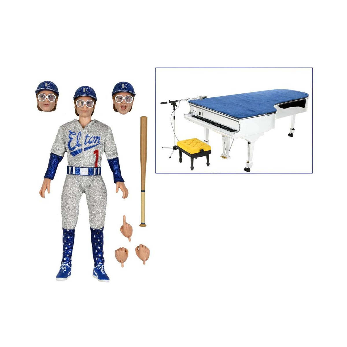 Neca - Elton John Live in '75 Deluxe Set - Retro Cloth
