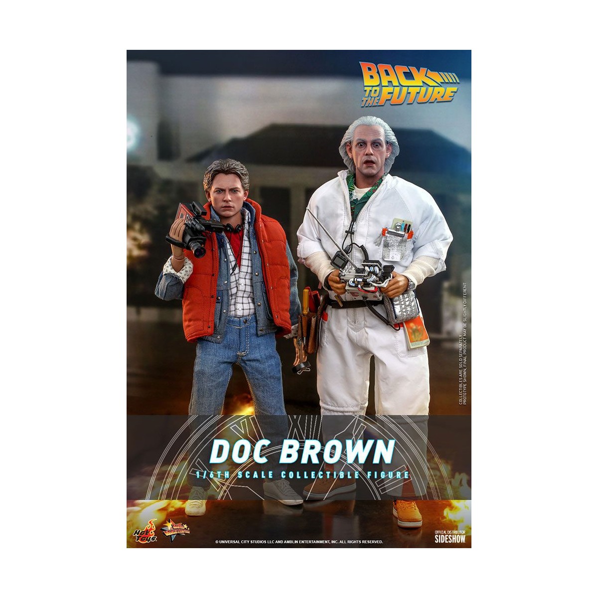 Hot Toys Zurück in die Zukunft Doc Brown Actionfigur 1/6