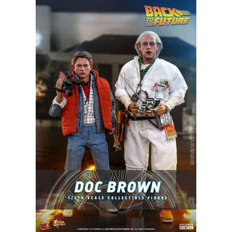 Hot Toys Zurück in die Zukunft Doc Brown Actionfigur 1/6