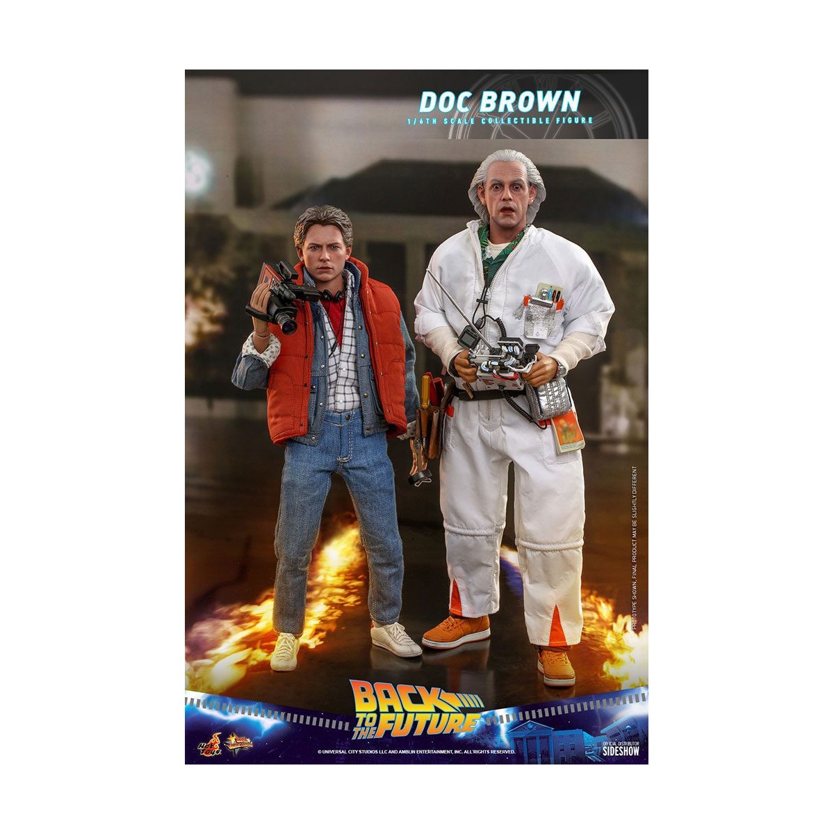Hot Toys Zurück in die Zukunft Doc Brown Actionfigur 1/6