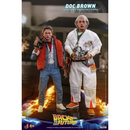 Hot Toys Zurück in die Zukunft Doc Brown Actionfigur 1/6
