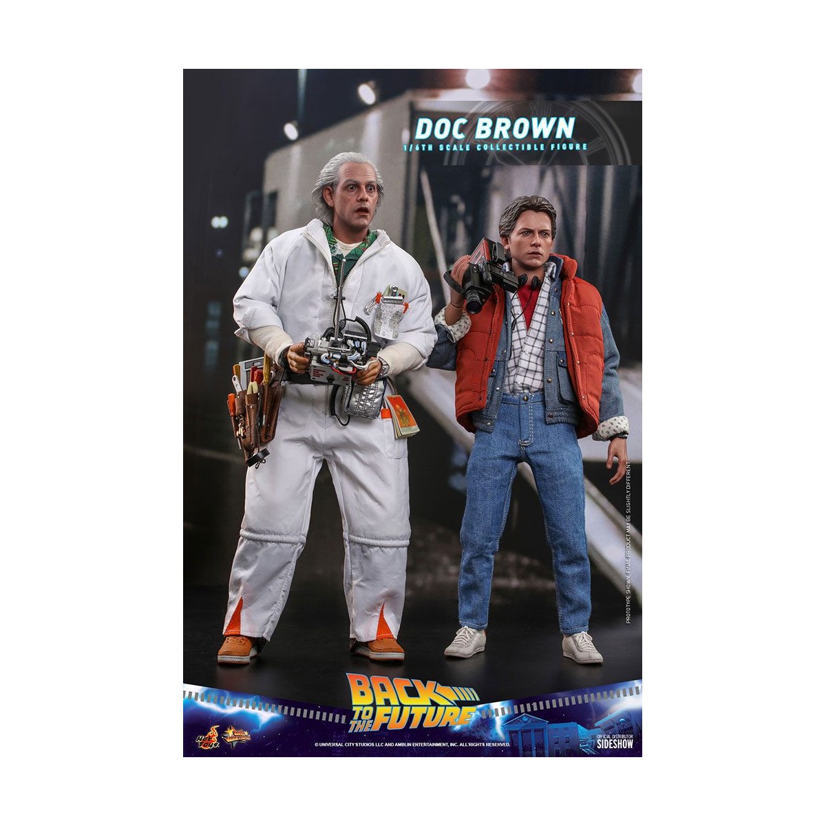 Hot Toys Zurück in die Zukunft Doc Brown Actionfigur 1/6
