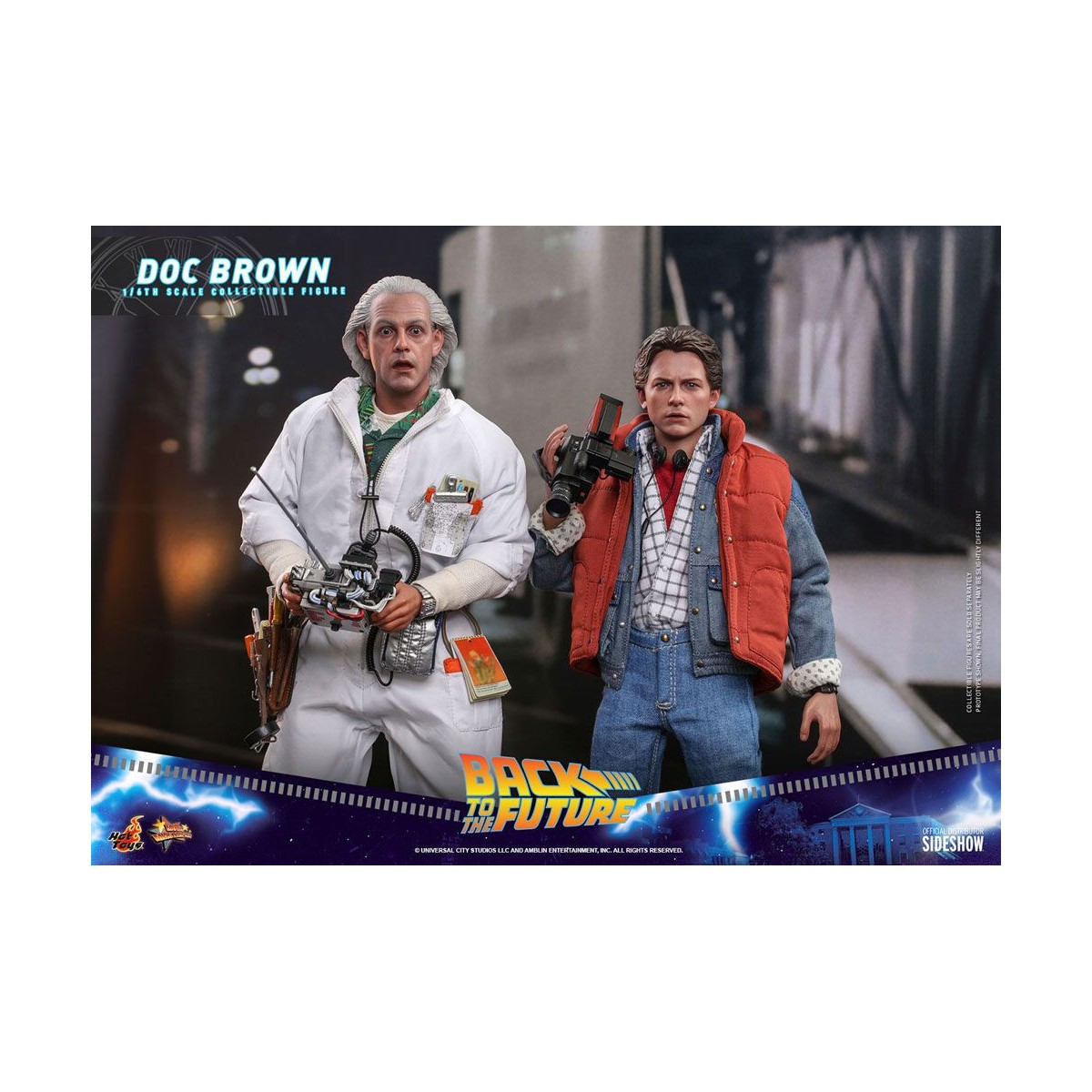 Hot Toys Zurück in die Zukunft Doc Brown Actionfigur 1/6