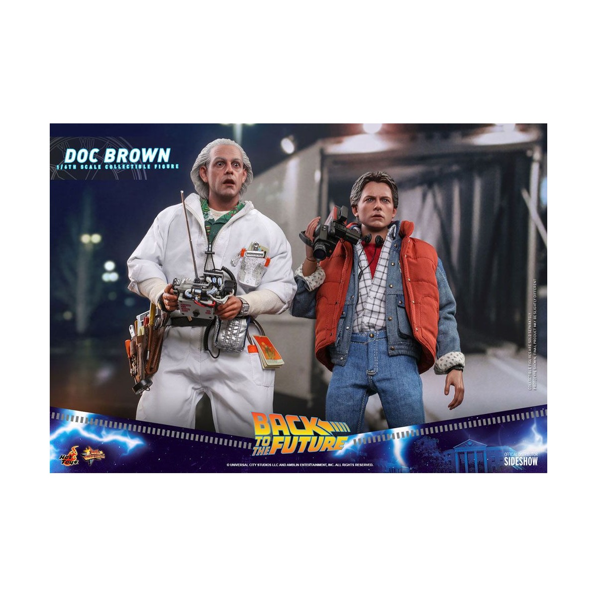 Hot Toys Zurück in die Zukunft Doc Brown Actionfigur 1/6
