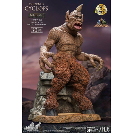 Star ace - Ray Harryhausens Horned Cyclops Deluxe Version - Sinbads siebte Reise statuette Soft Vinyl.