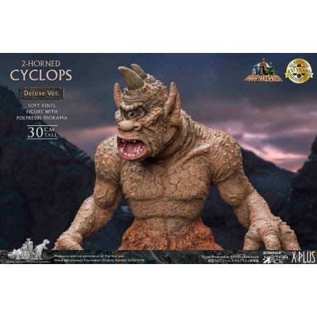 Star ace - Ray Harryhausens Horned Cyclops Deluxe Version - Sinbads siebte Reise statuette Soft Vinyl.