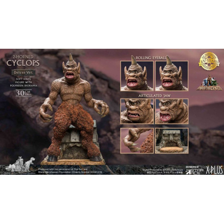 Star ace - Ray Harryhausens Horned Cyclops Deluxe Version - Sinbads siebte Reise statuette Soft Vinyl.