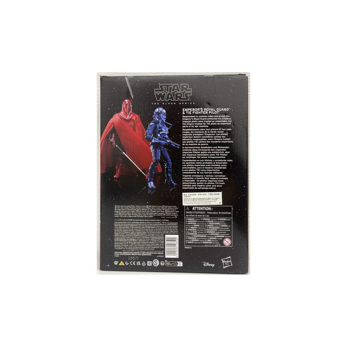Star Wars The Black Series Carbonized - Pack 2 Figuren Emperor's Royal Guard & TIE Fighter Pilot - 40th ROTJ Anniversary