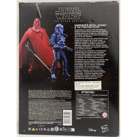 Star Wars The Black Series Carbonized - Pack 2 Figuren Emperor's Royal Guard & TIE Fighter Pilot - 40th ROTJ Anniversary