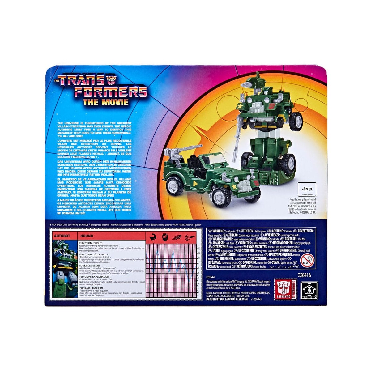 Hasbro - Transformers The Movie - Autobot Hound - Retro Transformers