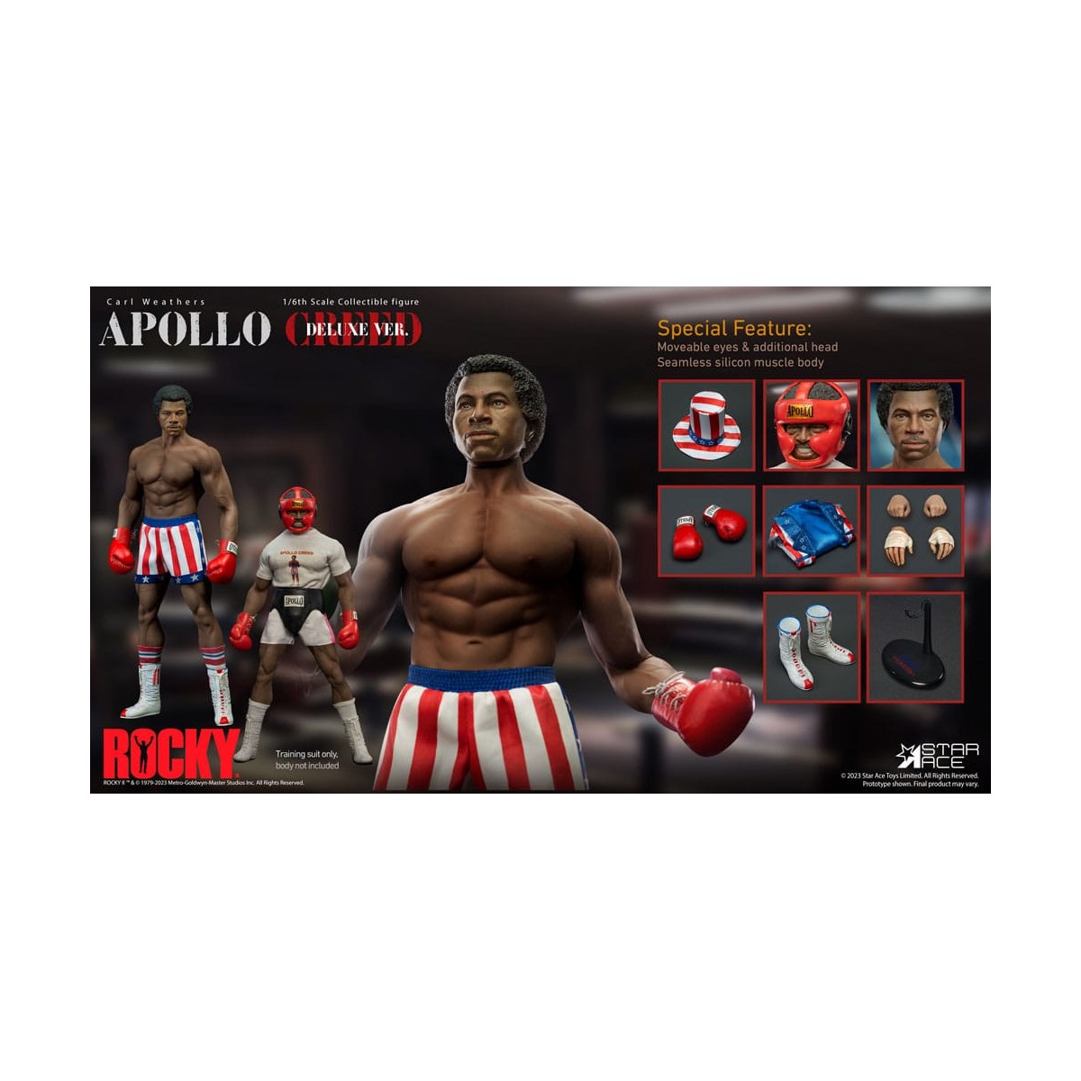 Star Ace - Rocky - Apollo Creed Deluxe Version 1/6