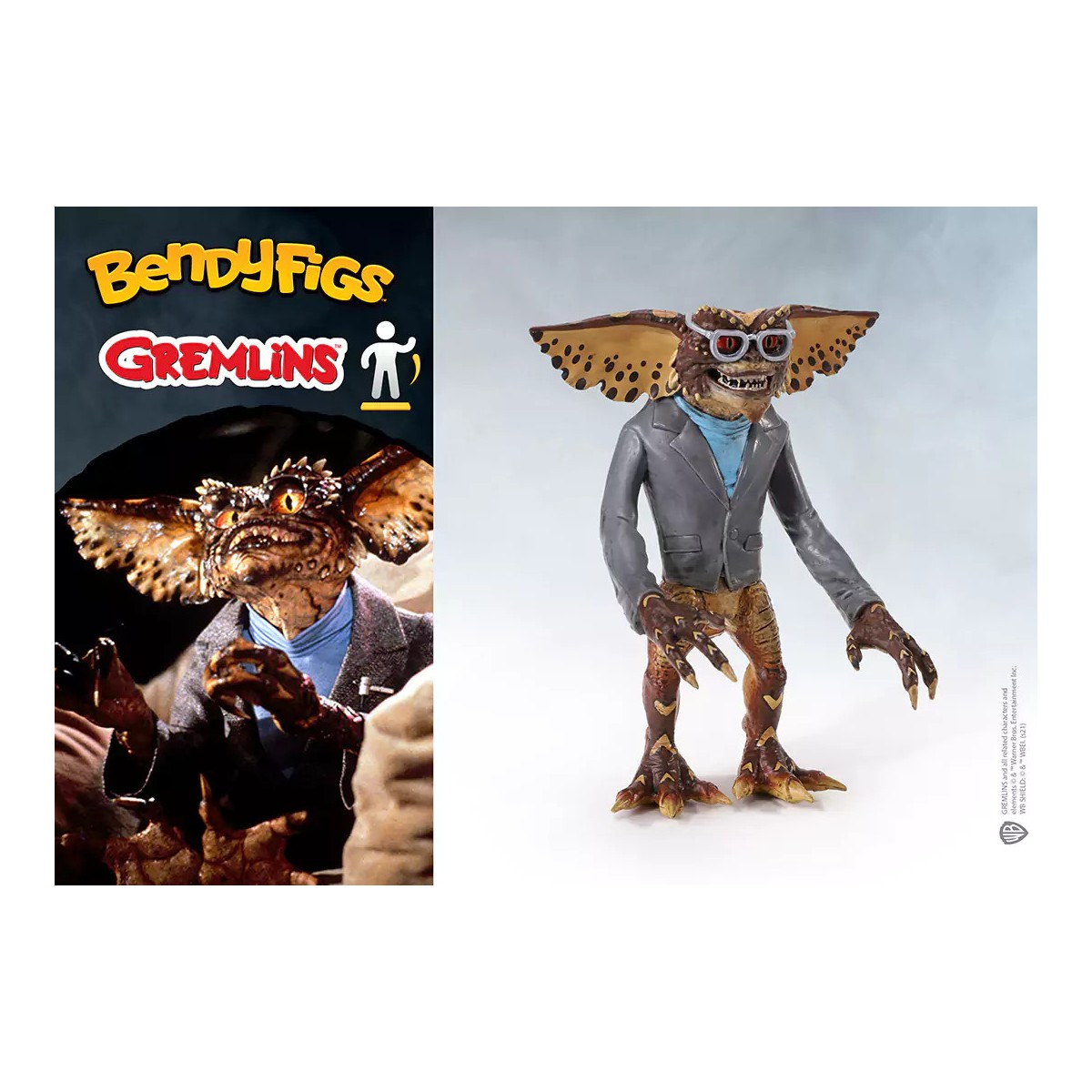 Noble Collection Bendyfigs - MOHAWK - Gremlins