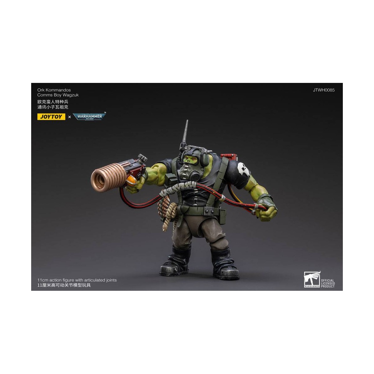JoyToy Ork Kommandos - Comms Boy Wagzuk 1/18 - Warhammer 40K