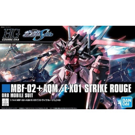 Bandai - Gunpla - Gundam 1/144 HG - MBF-02+AQM E-X01 STRIKE ROUGE - Cosmic Era