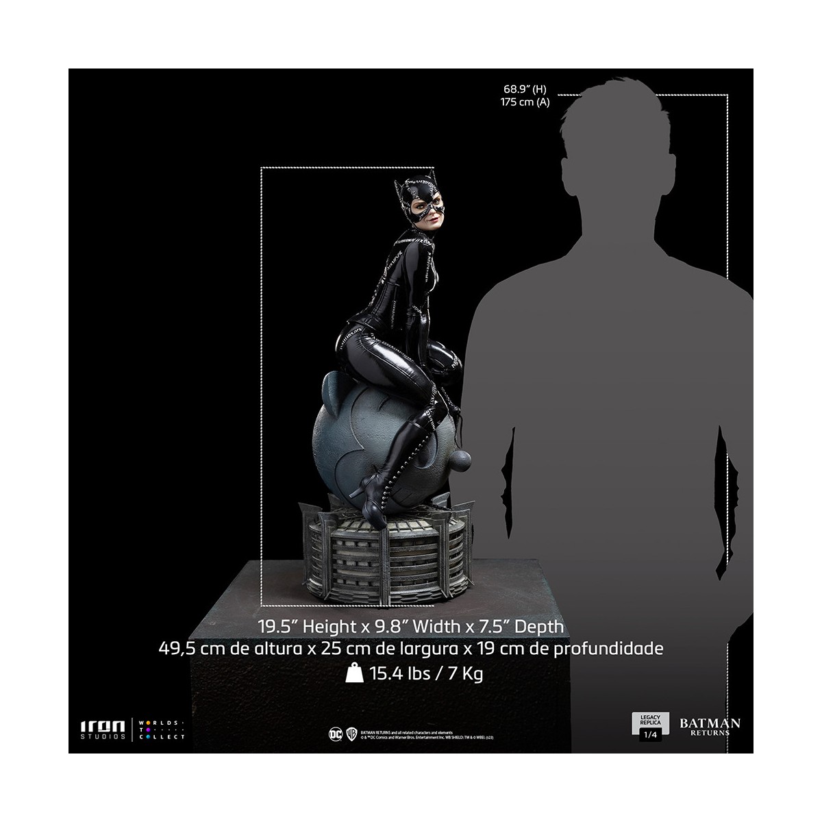 Iron Studios DC Comics - Legacy Replica 1/4 - Catwoman Batman Returns