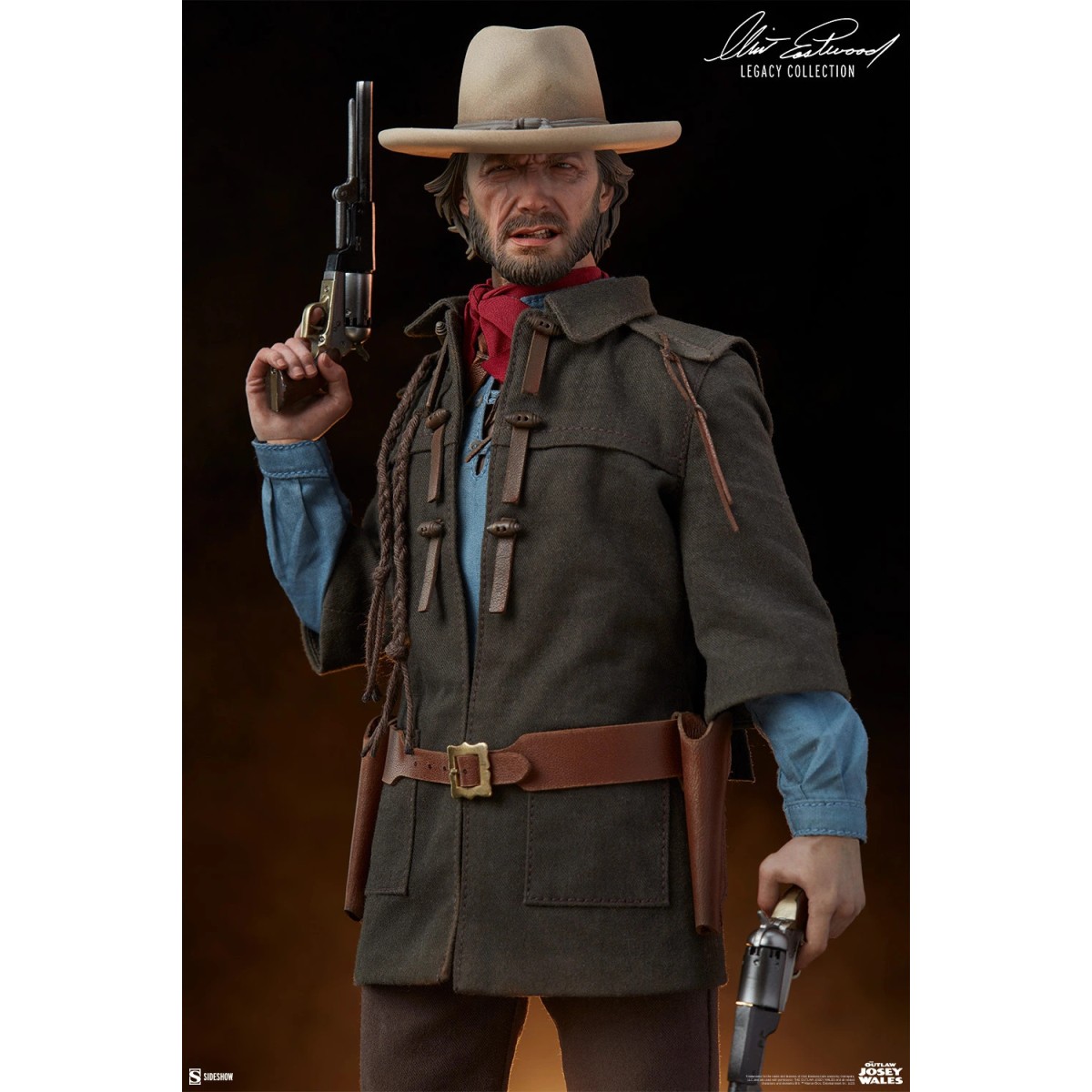Sideshow - The Outlaw Josey Wales - Außerhalb des Gesetzes Actionfigur 1/6 - Clint Eastwood Legacy Collection