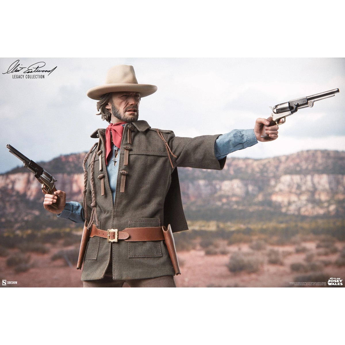 Sideshow - The Outlaw Josey Wales - Außerhalb des Gesetzes Actionfigur 1/6 - Clint Eastwood Legacy Collection