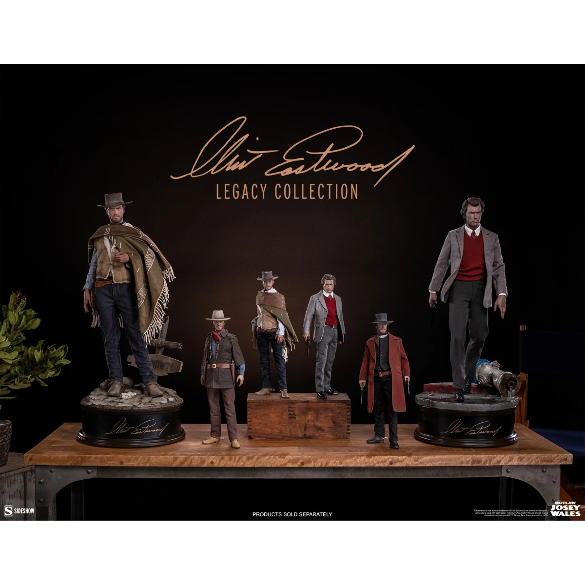 Sideshow - The Outlaw Josey Wales - Außerhalb des Gesetzes Actionfigur 1/6 - Clint Eastwood Legacy Collection