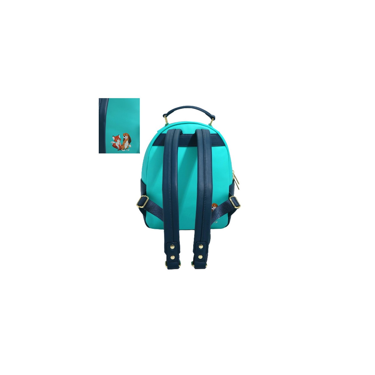 Disney Rox & Rouky - Loungefly Mini Rucksack Forest - The Fox & the Hound