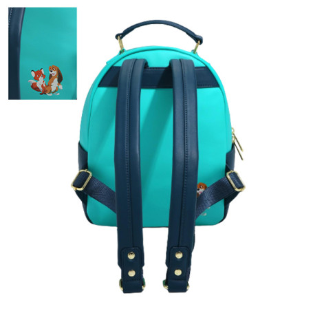 Disney Rox & Rouky - Loungefly Mini Rucksack Forest - The Fox & the Hound