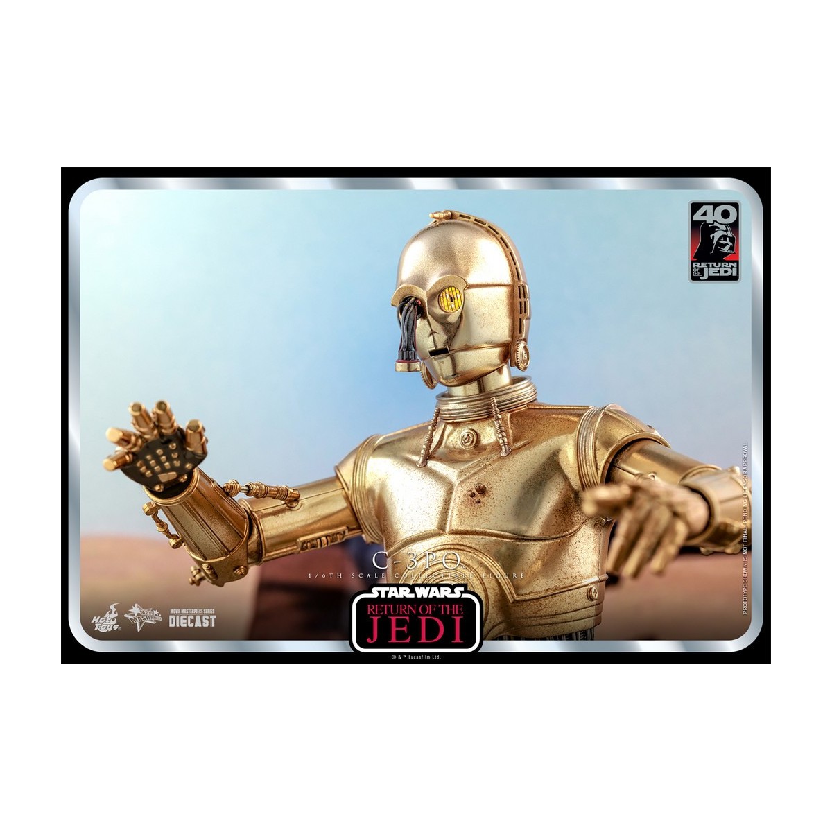 Hot Toys Star Wars - C-3PO MMS 1/6 - Return of the Jedi 40th Anniversary