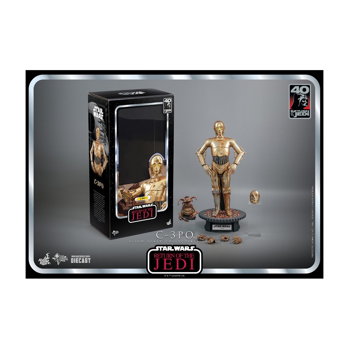 Hot Toys Star Wars - C-3PO MMS 1/6 - Return of the Jedi 40th Anniversary