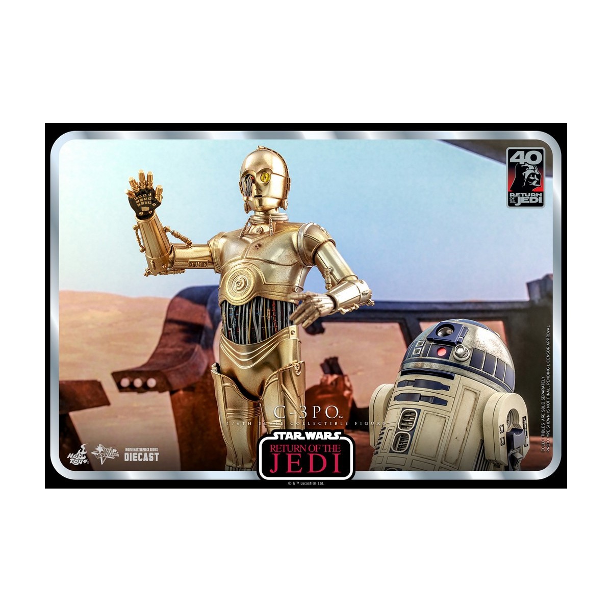 Hot Toys Star Wars - C-3PO MMS 1/6 - Return of the Jedi 40th Anniversary