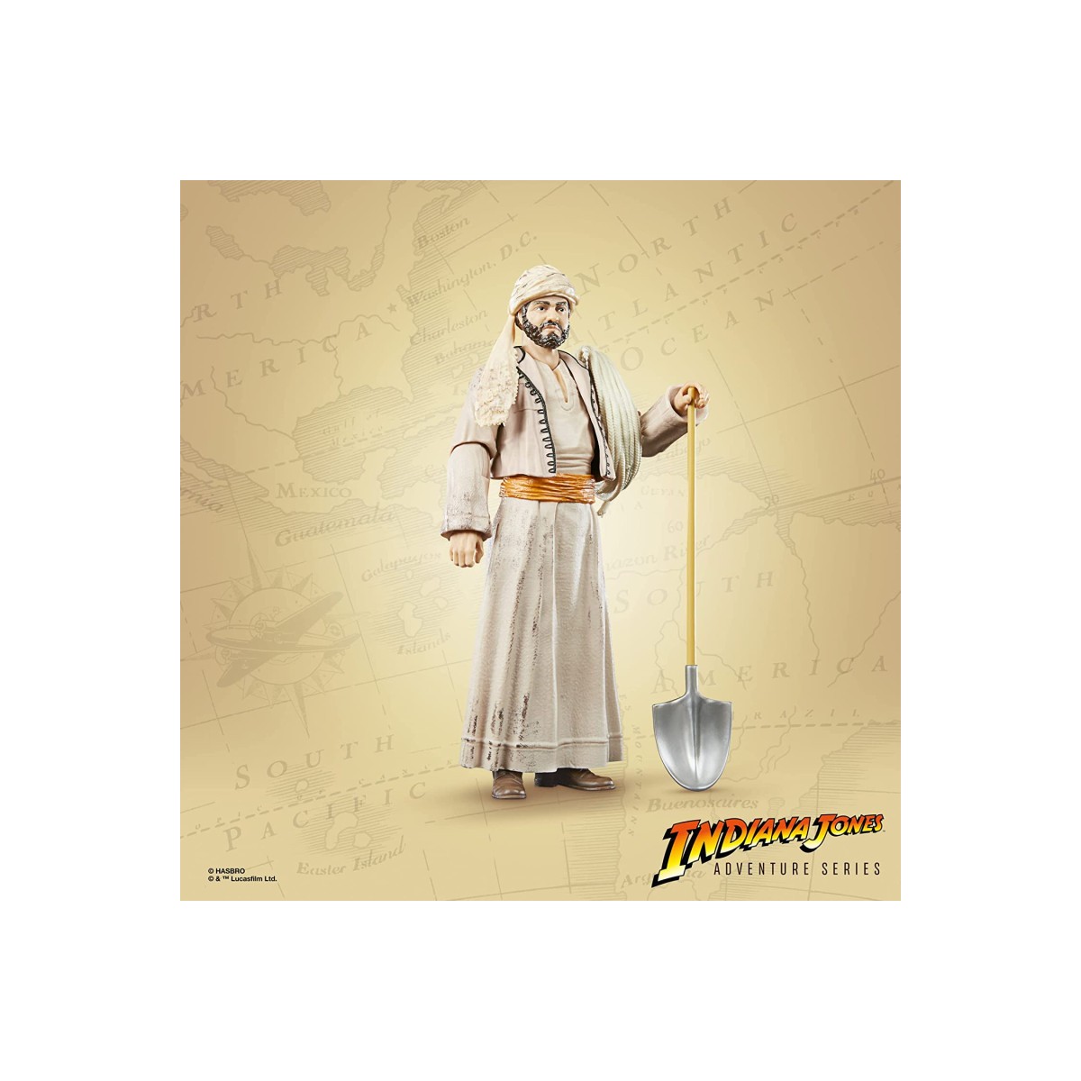 Hasbro - Sallah - Indiana Jones Adventure Series: Raiders of the Lost Ark 1/12