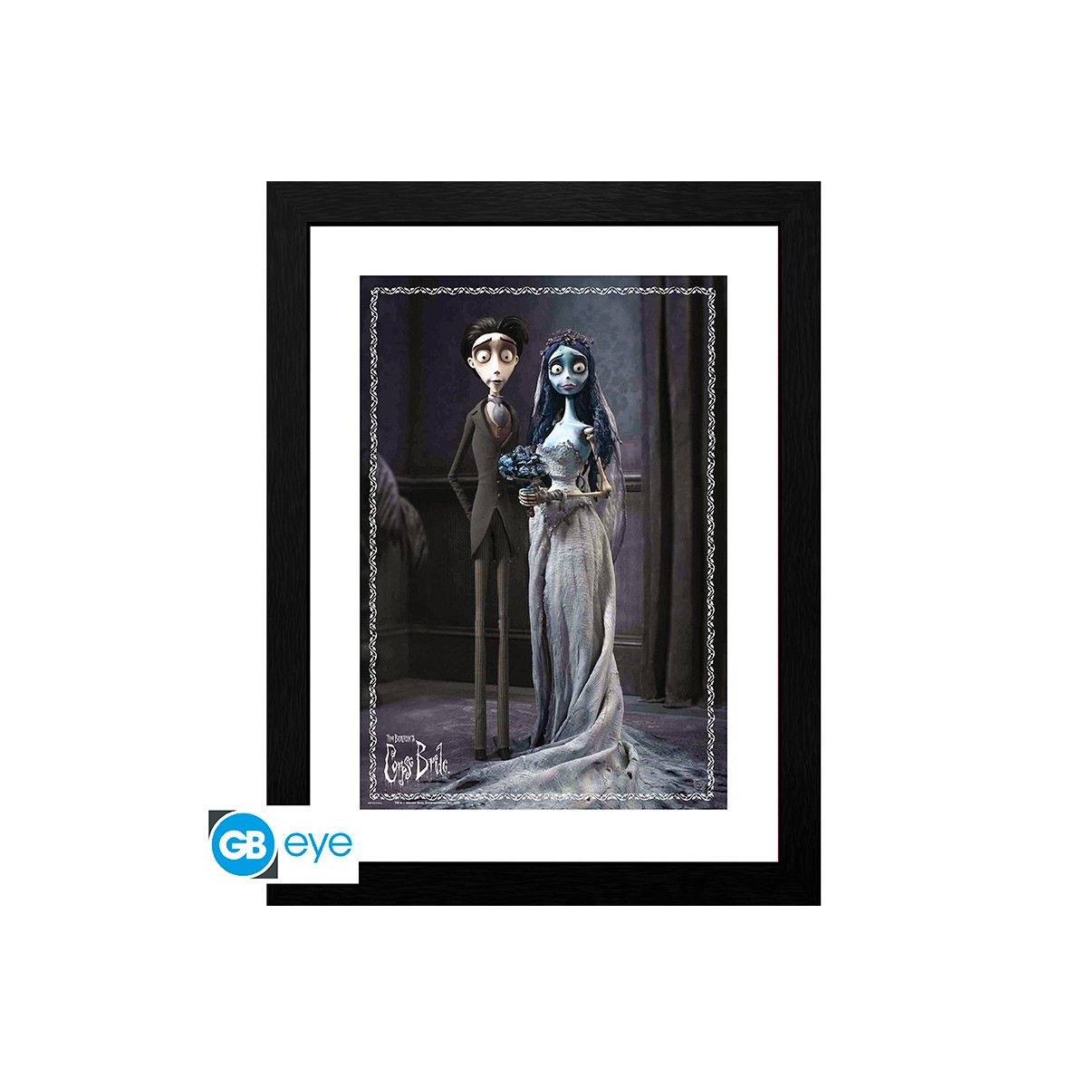ABYstyle - CORPSE BRIDE - Gerahmter Abzug "Emily & Victor" (30x40)