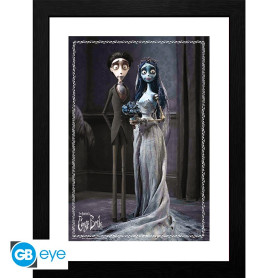 ABYstyle - CORPSE BRIDE - Gerahmter Abzug "Emily & Victor" (30x40)