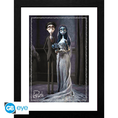ABYstyle - CORPSE BRIDE - Gerahmter Abzug "Emily & Victor" (30x40)