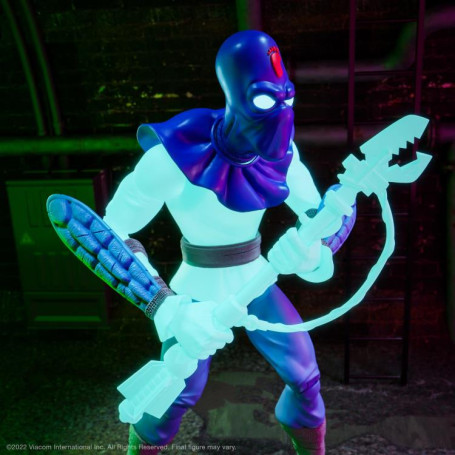 Super 7 - TMNT Ultimates GLOW-IN-THE-DARK FOOT SOLDIER Exclusive - Teenage Mutant Ninja Turtles