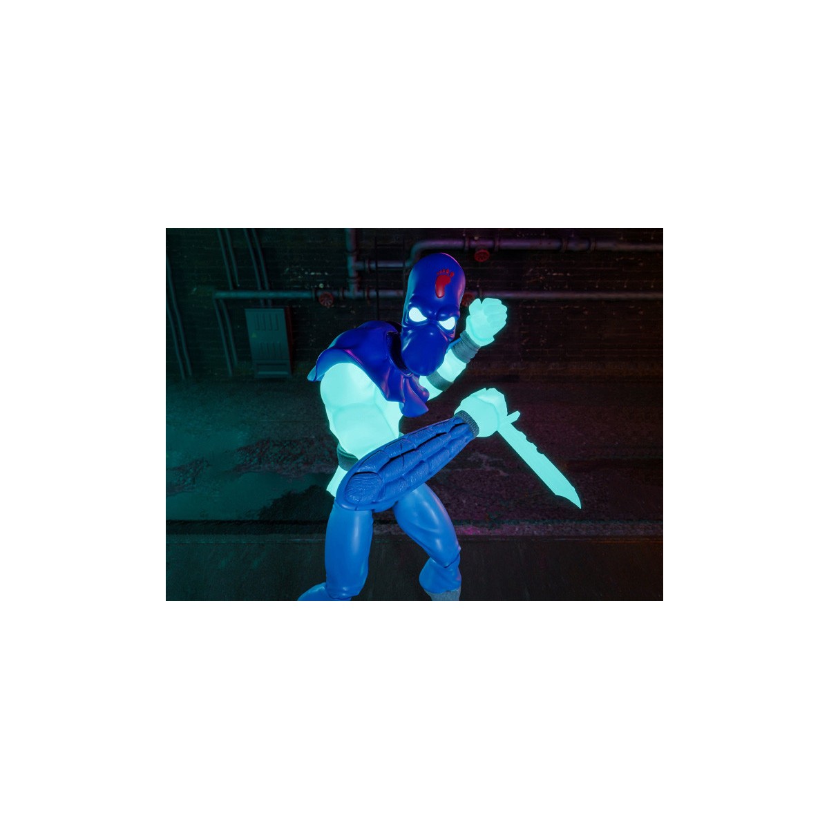 Super 7 - TMNT Ultimates GLOW-IN-THE-DARK FOOT SOLDIER Exclusive - Teenage Mutant Ninja Turtles
