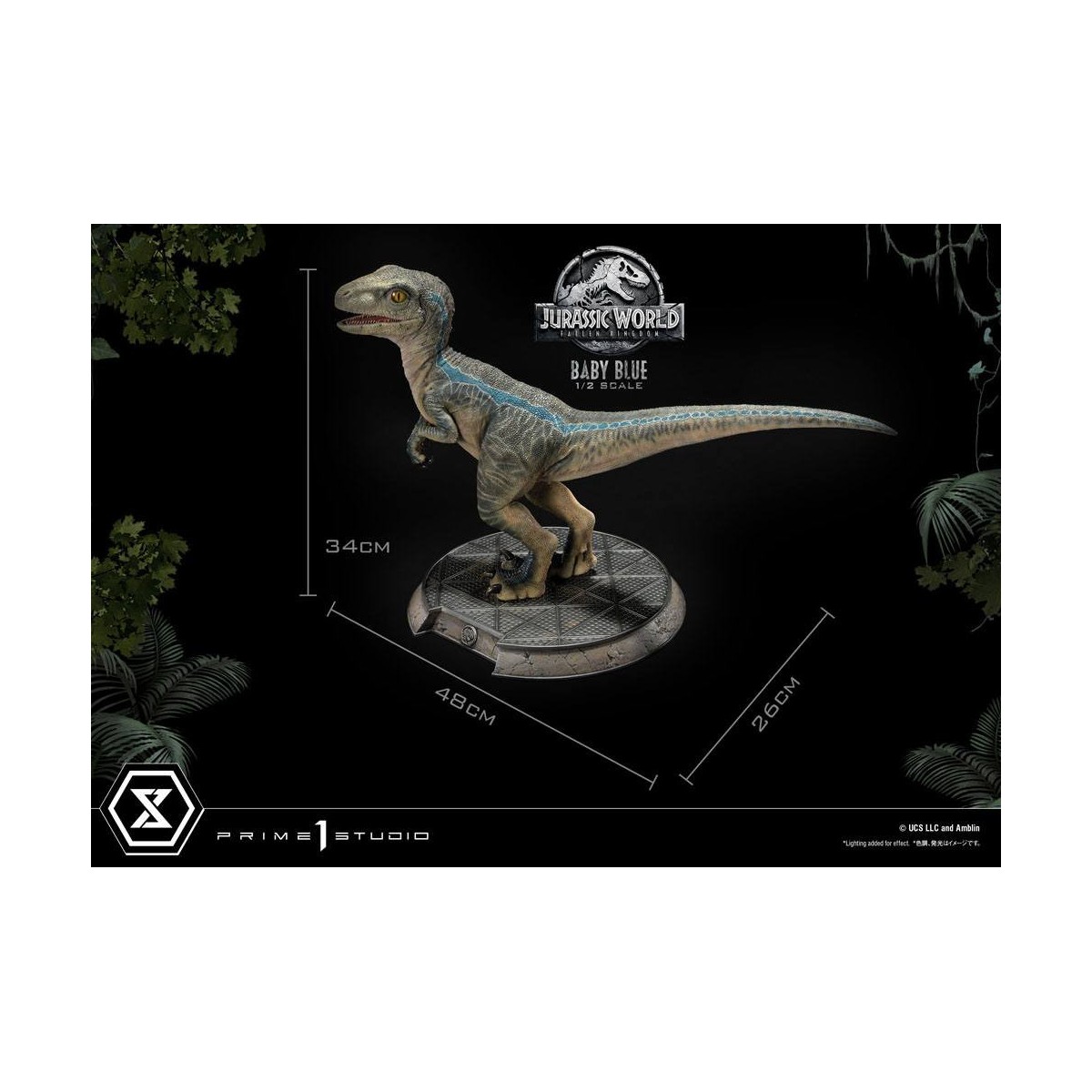 Prime 1 Studio - Jurassic World: Fallen Kingdom - Baby Blue 1/2 Scale Statue