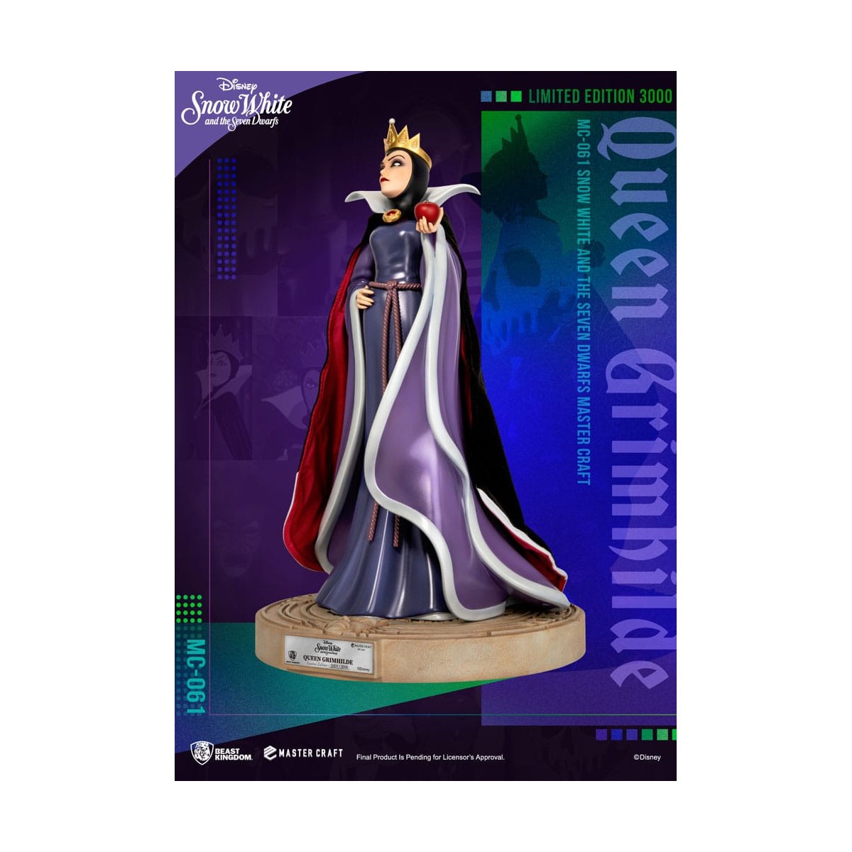 Beast Kingdom Disney Schneewittchen und die 7 Zwerge - Queen Grimhilde Master Craft 
