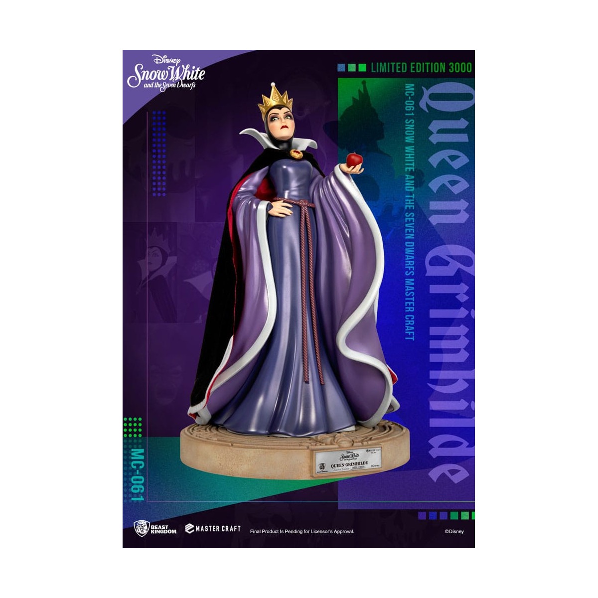 Beast Kingdom Disney Schneewittchen und die 7 Zwerge - Queen Grimhilde Master Craft 