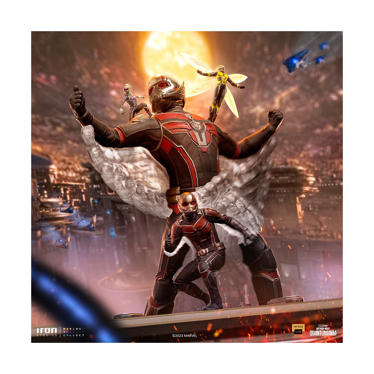 Iron Studios - Quantumania Ant-Man - Ant-Man & the Wasp Marvel Comics 1/10 Deluxe Art Scale