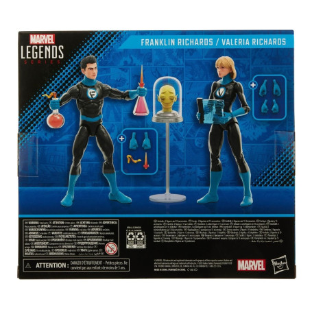 Marvel Legends - Fantastic Four Franklin Richards and Valeria Richards 2 Pack