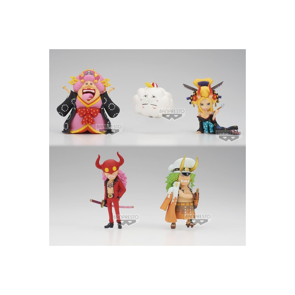 Banpresto One Piece - WCF WANOKUNI ONIGASHIMA Vol. 1 - Serie von 5 Figuren