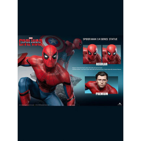 Queen Studios - Spider-Man 1/4 Statue Regular Edition - Captain America: Civil War