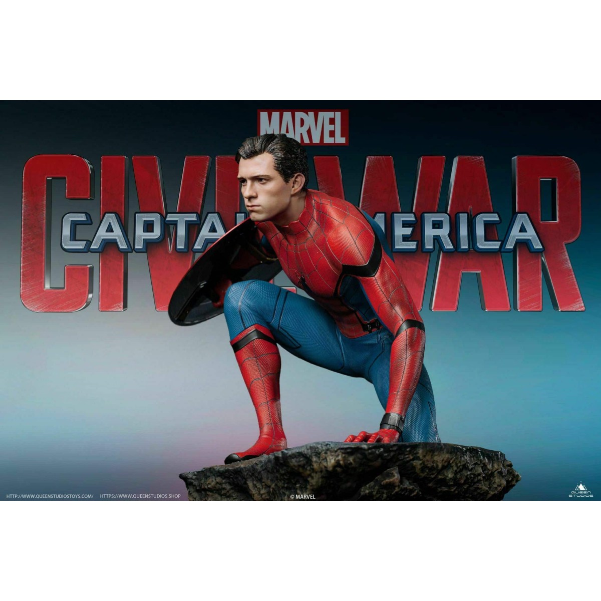Queen Studios - Spider-Man 1/4 Statue Regular Edition - Captain America: Civil War