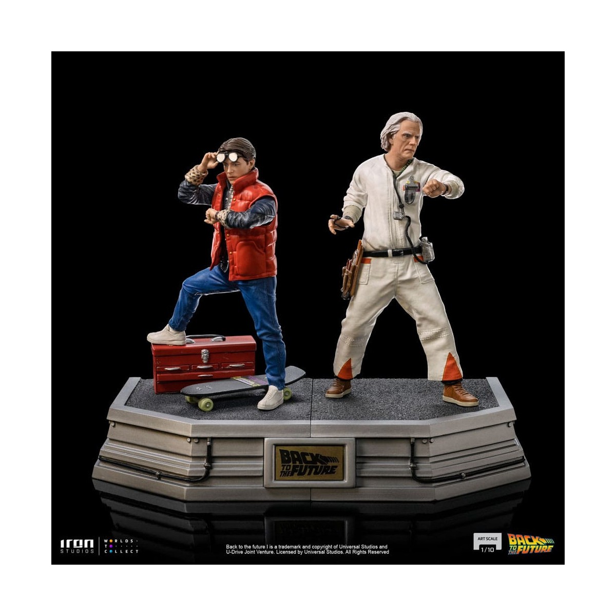 Iron Studios - BTTF - Doc Brown Back to the Future - BDS Art Scale