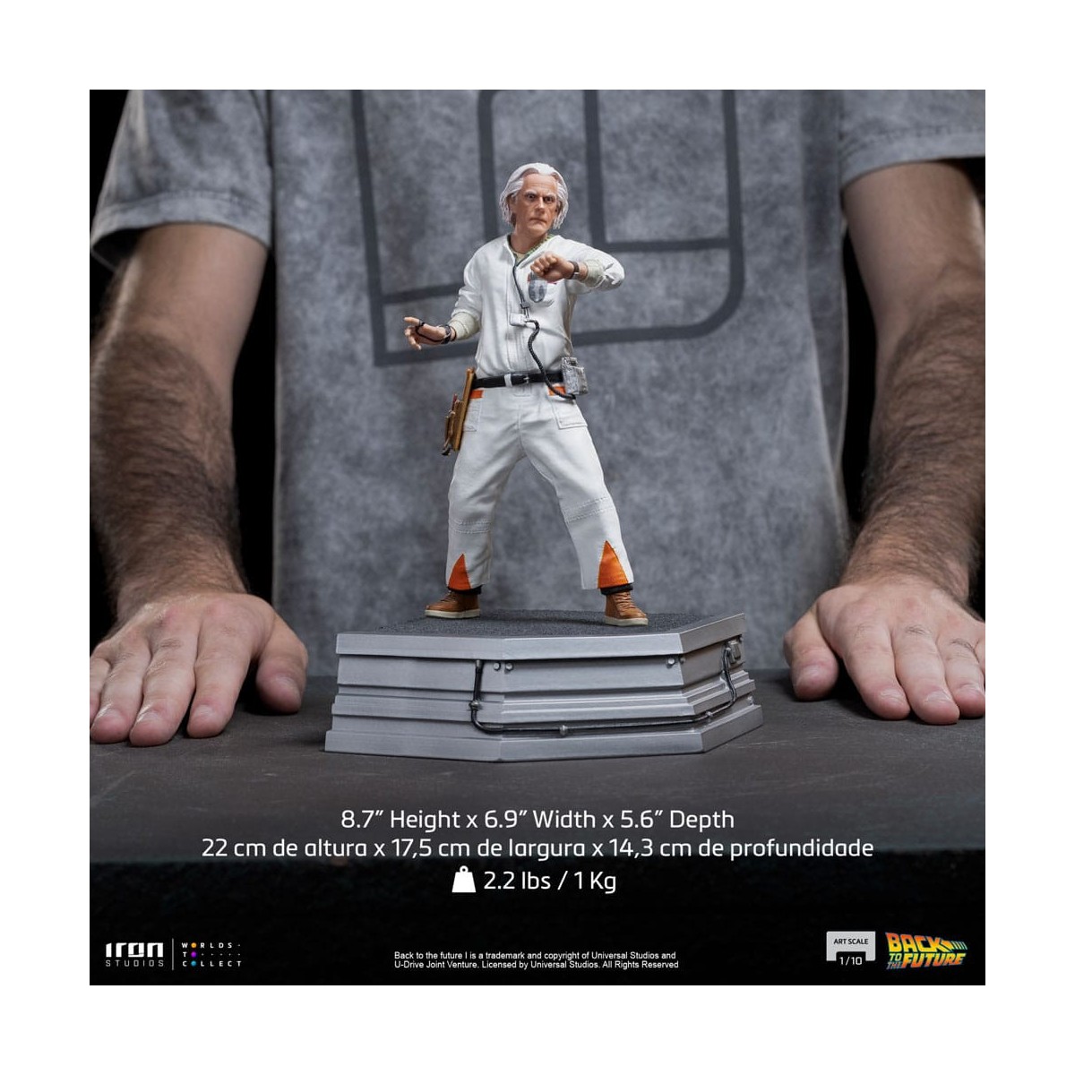 Iron Studios - BTTF - Doc Brown Back to the Future - BDS Art Scale