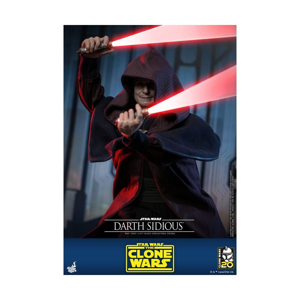 Hot Toys Star Wars - Darth Sidious - The Clone Wars 1/6