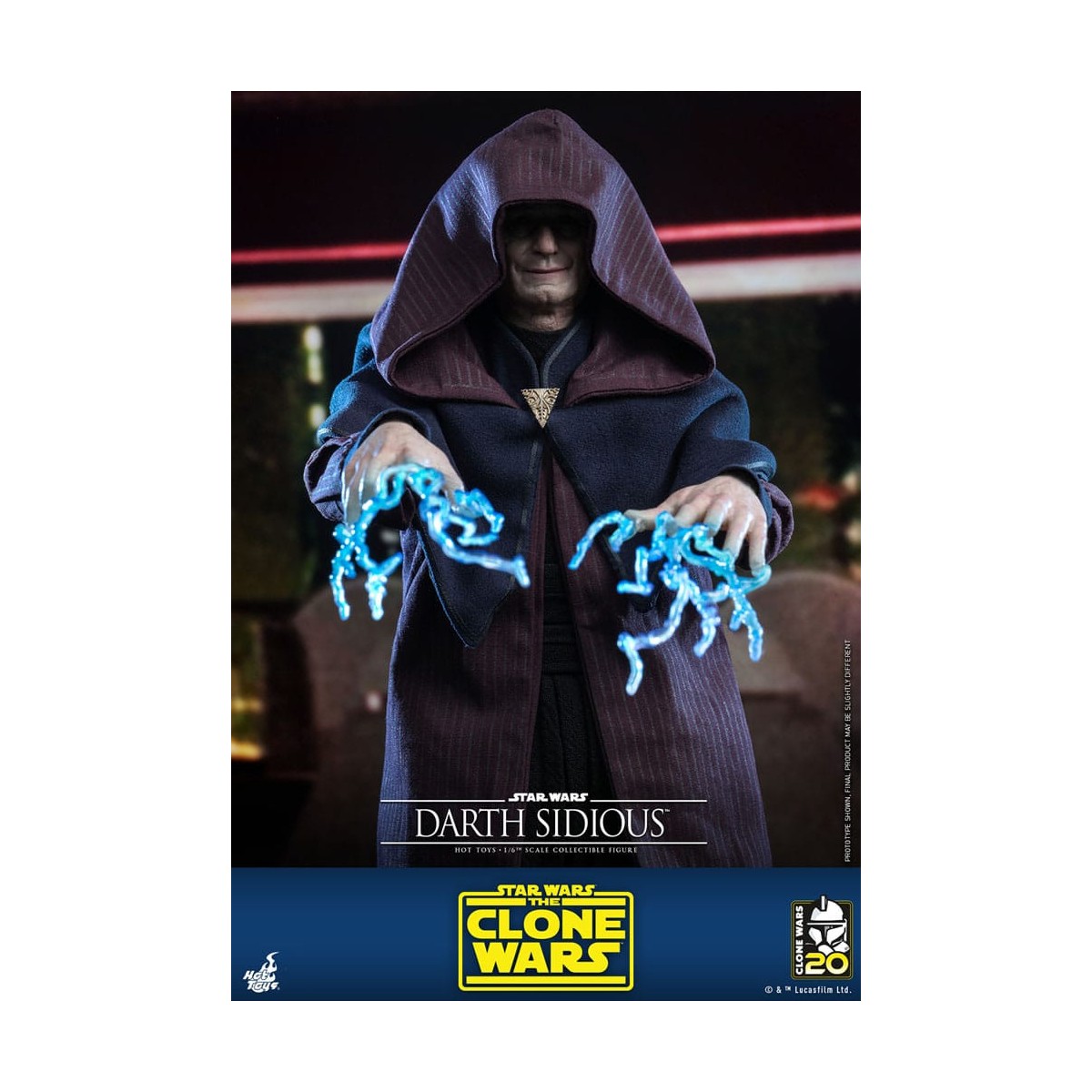 Hot Toys Star Wars - Darth Sidious - The Clone Wars 1/6