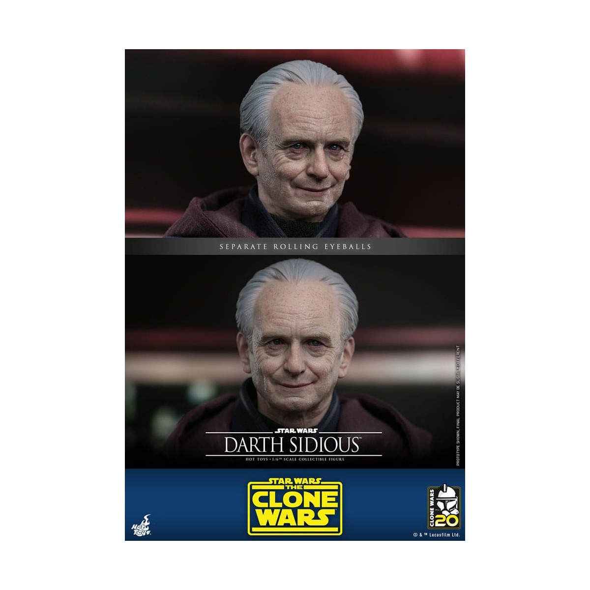 Hot Toys Star Wars - Darth Sidious - The Clone Wars 1/6