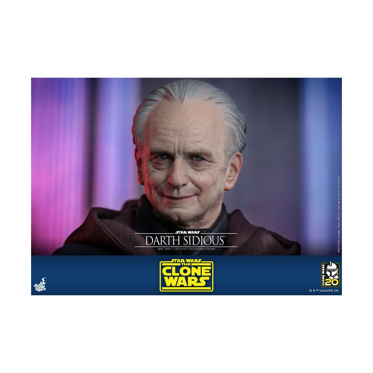 Hot Toys Star Wars - Darth Sidious - The Clone Wars 1/6