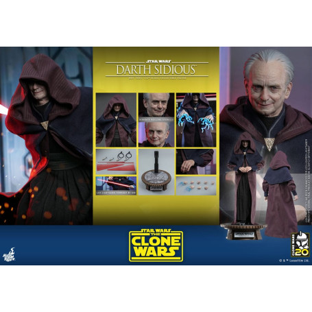 Hot Toys Star Wars - Darth Sidious - The Clone Wars 1/6